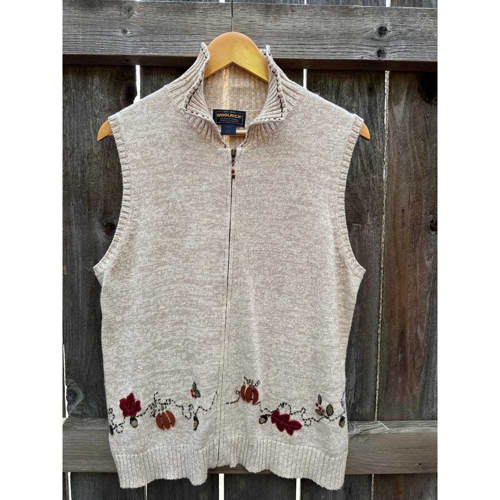 Vintage Woolrich Womens Grandmother Vest Large